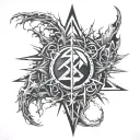 linkin park hybrid theory tattoo design idea