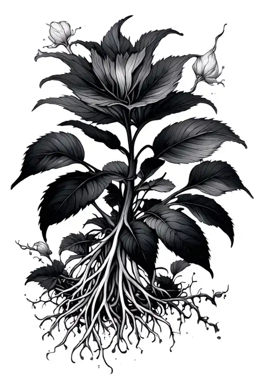 Bean sprout + tattoo design idea