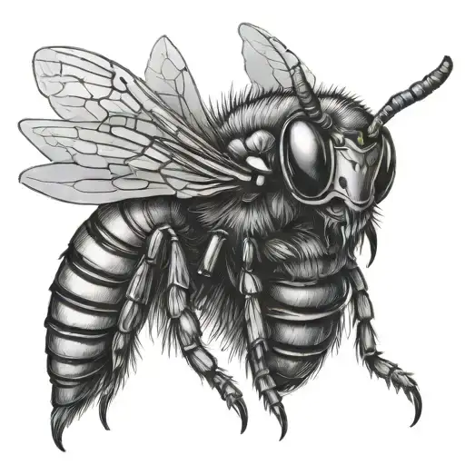 Hornet, submissive, chokker, property, slave tattoo design idea