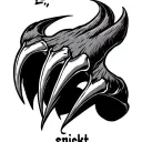 Wolverine claw that says snickt above it on the left tattoo design idea