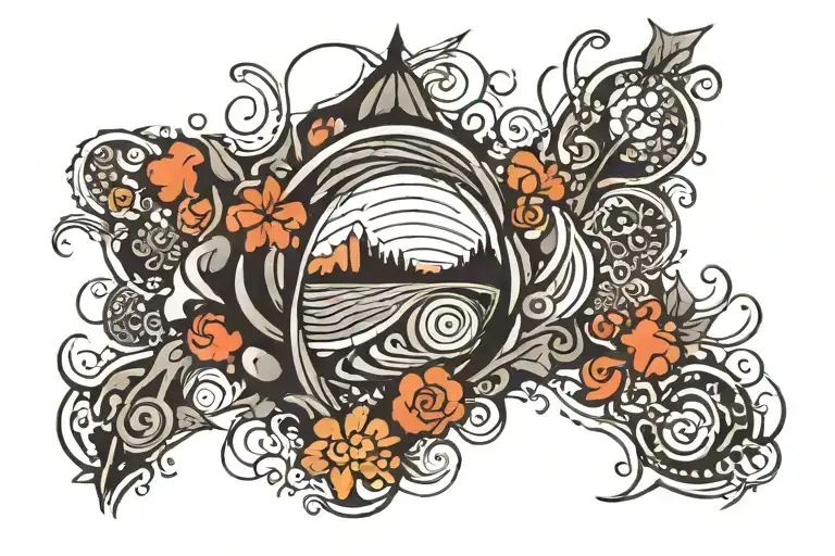 Oregon tattoo design idea