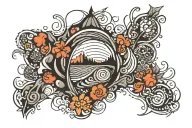 Oregon tattoo design idea