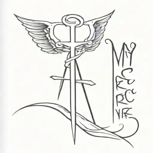 my mercy prevails over my wrath tattoo design idea