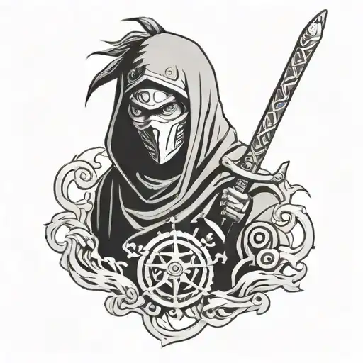 Naruto reaper death seal tattoo design idea