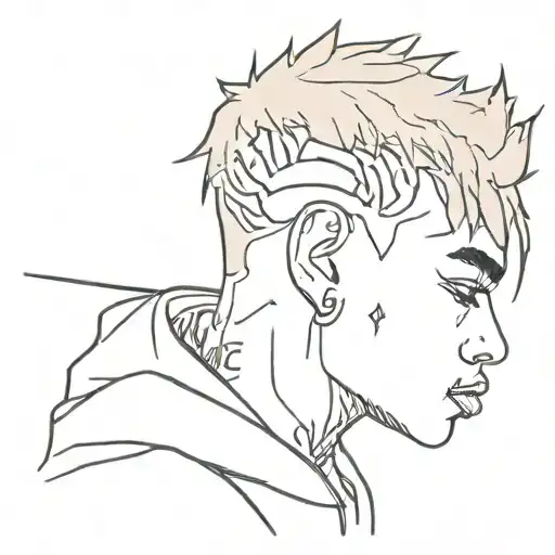 xxxtentacion tattoo design idea