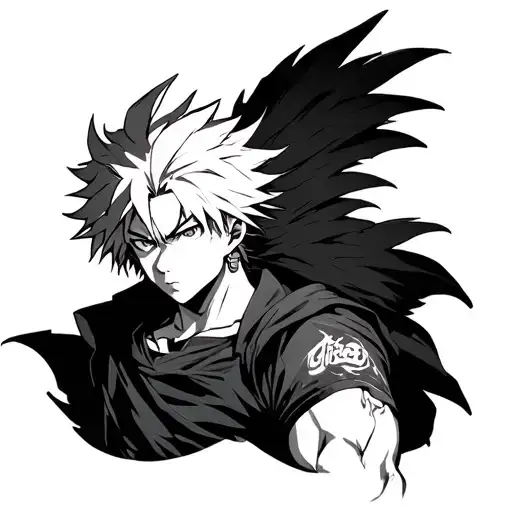 Katsuki Bakugo Katsuki tattoo design idea
