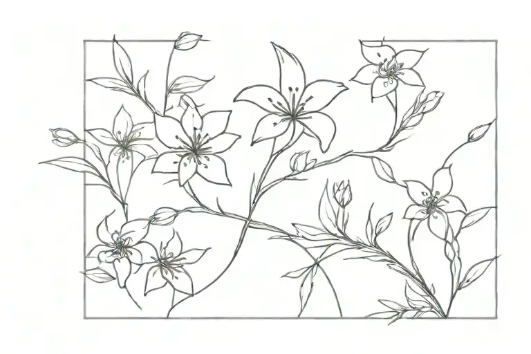 "He let the whole world know, as sure as winds blow, he was happy just to be my daddy." with flowers  tattoo design idea