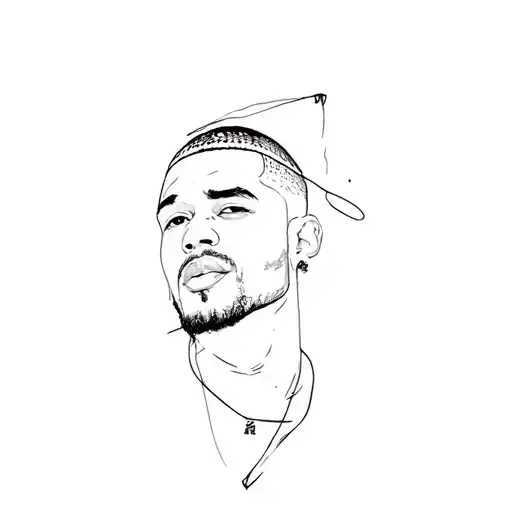 Chris Brown and Grece fighter tattoo design idea