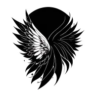 wings tattoo design idea