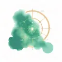 birth chart graph morphing tattoo design idea