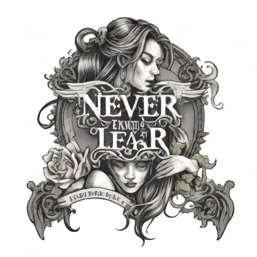 Lyrics: Never, never, never, never fall in love with the girl behind the bar tattoo design idea