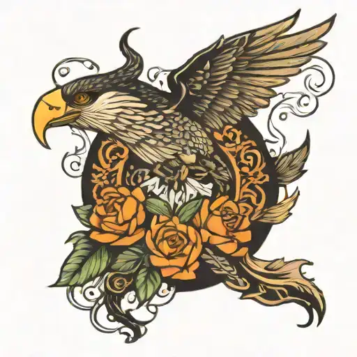 patience & Never tattoo design idea