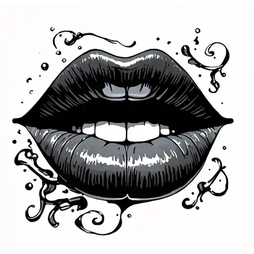 loose lips sink ships tattoo design idea