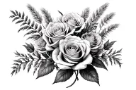 - [ ] Pampas grass- [ ] Roses - [ ] Secret (sign or Shh) - [ ] Orangery (Orange) - [ ] Bottle Thyme - [ ] Rings- [ tattoo design idea