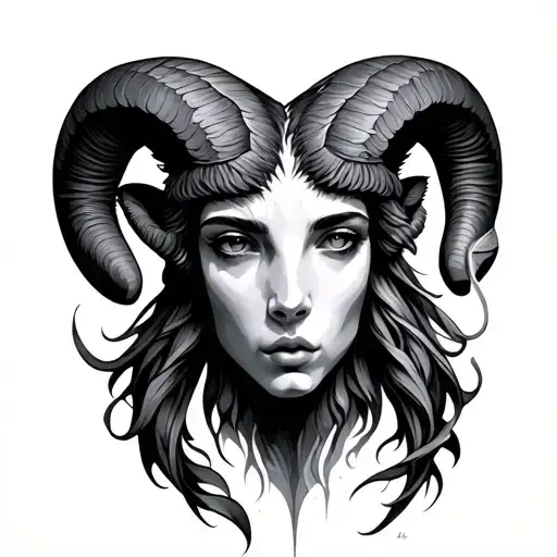 Aries Libra tattoo design idea