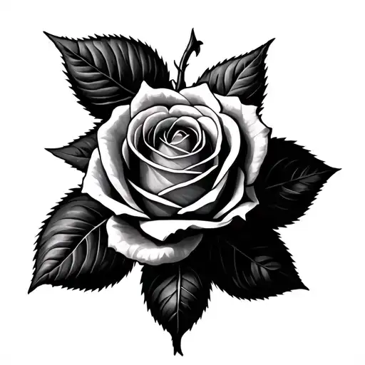 two roses intertwined resembling life and death tattoo design idea