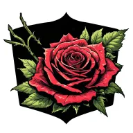 Dark Tower Rose tattoo design idea