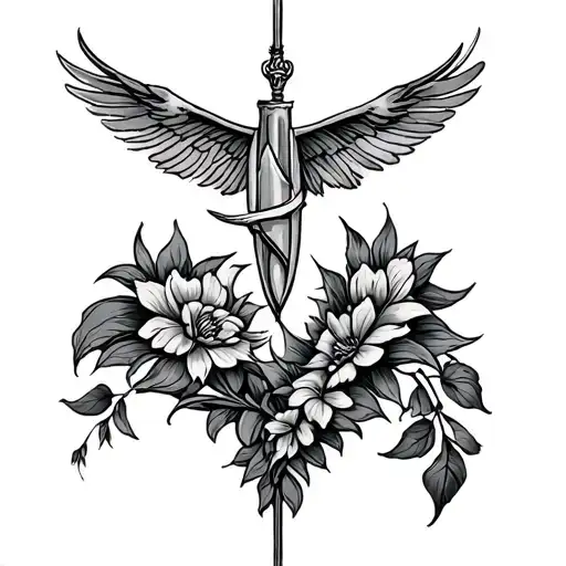 Psalms 23 4 tattoo design idea