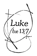 "Luke 1:37" cross intertwined tattoo design idea