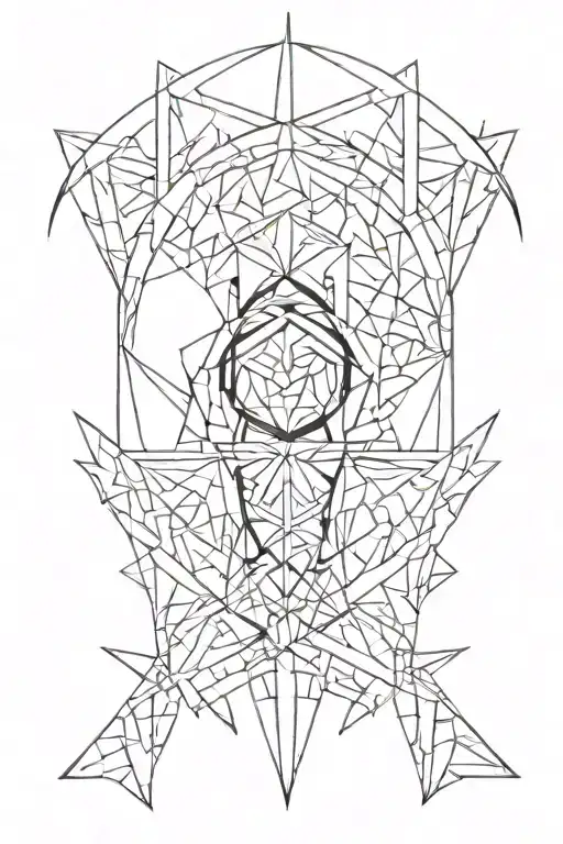 code geass geometric design tattoo design idea