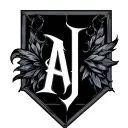 Bob wire with the initials AJ tattoo design idea