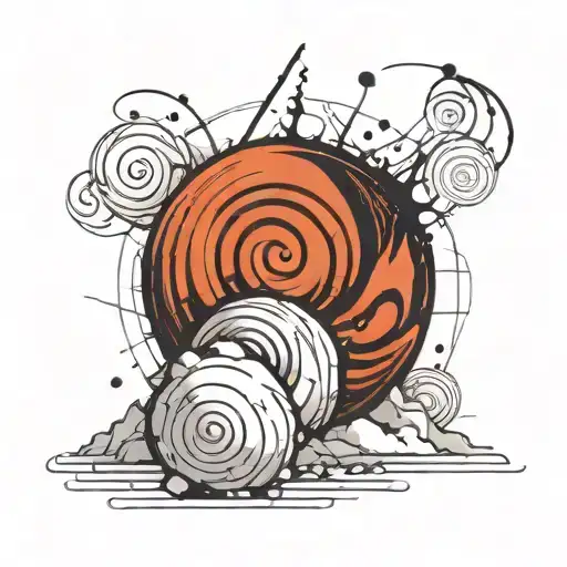 Sisyphus Symbol in Abstract Form: tattoo design idea