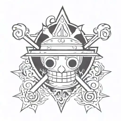 Nika Nika No Mi One Piece tattoo design idea