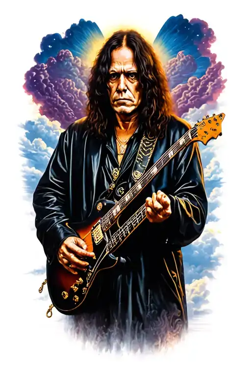 Black Sabbath, Ozzy osbourne, rock n roll, heavy metal, stairway to heaven tattoo design idea