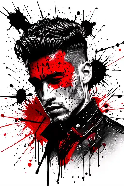 A man's sex tattoo design idea