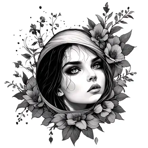 Selene tattoo design idea