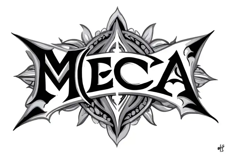 "Mecca" Tribal tattoo design idea