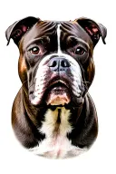 Staffordshire bull terrier tattoo design idea