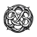 Witches Knot tattoo design idea