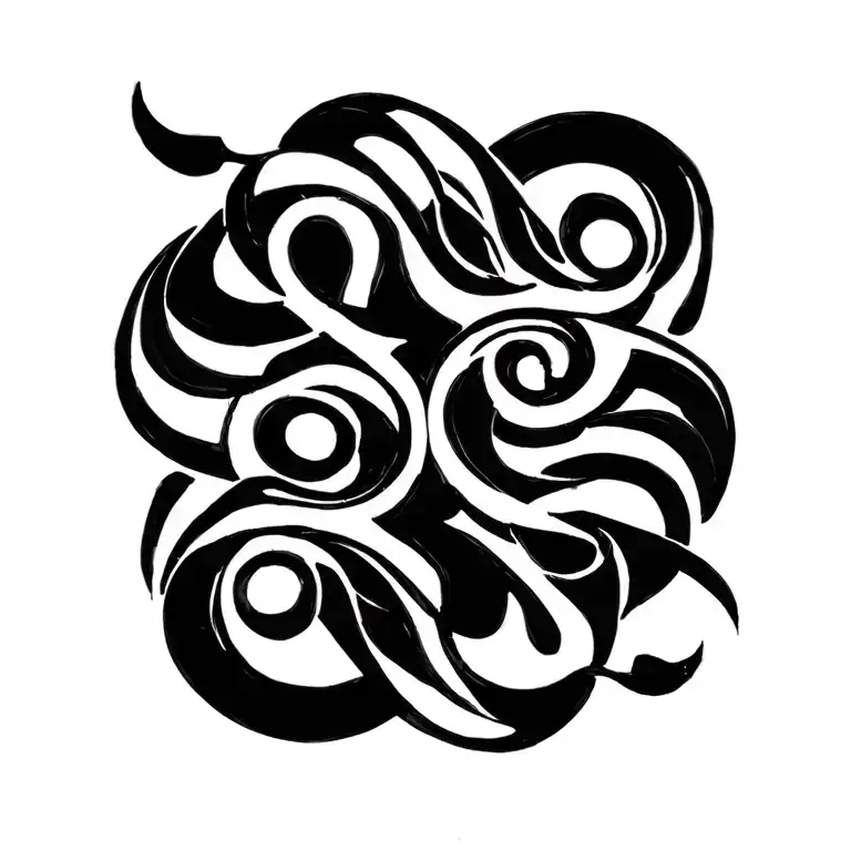 three interlocking spirals) also symbolizes balance, movement, and the unity of the past, present, and future tattoo design idea