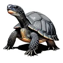 shellback turtle tattoo design idea