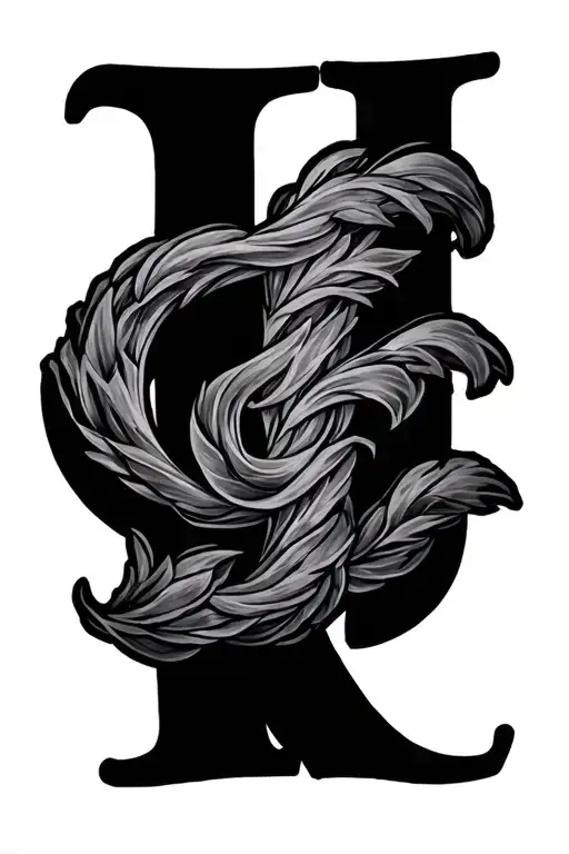 initials of our kids... HHH  tattoo design idea