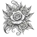 hate love tattoo design idea