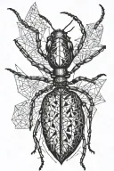 ant tattoo design idea