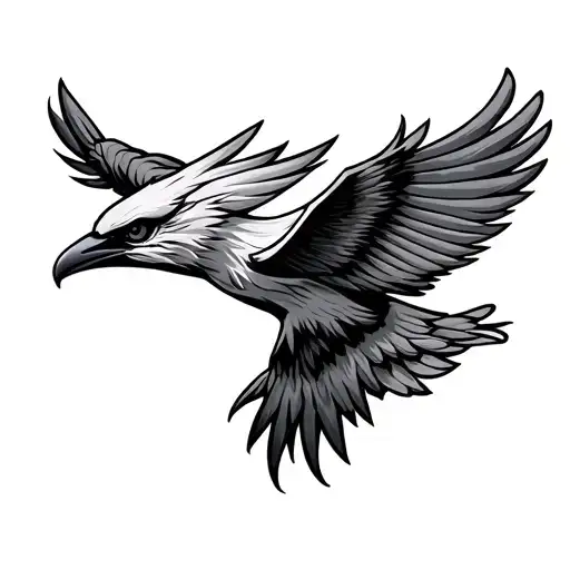 Thunderbird tattoo design idea