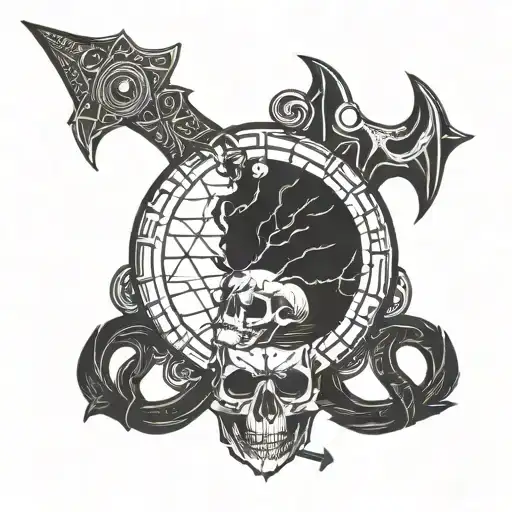 Injured, not defeated tattoo design idea