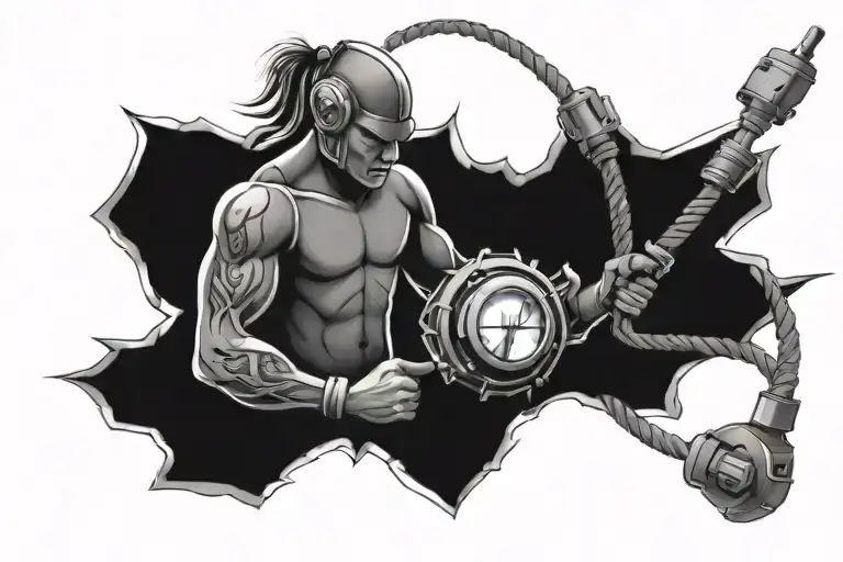 electrician tattoo design idea
