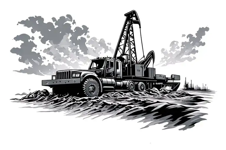 oilfield sleeve design tattoo design idea