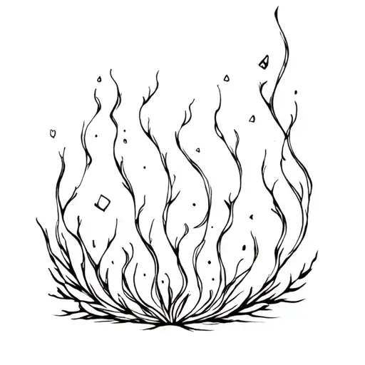 an artsy image that shows I've lost a lot of friends and also that I've survived death tattoo design idea