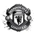 Man Utd tattoo design idea