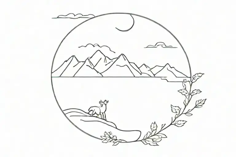 miles to go before I sleep tattoo design idea