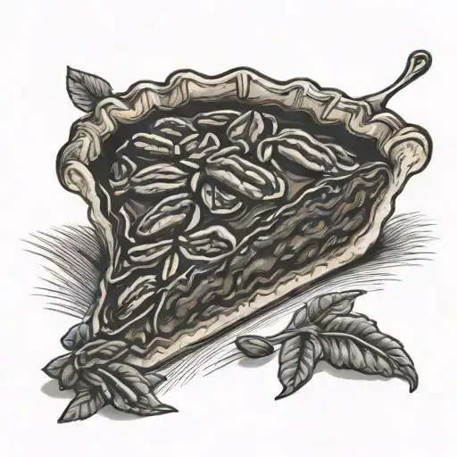 Pecan pie tattoo design idea