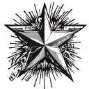 "TEXAS" Texas star tattoo design idea