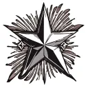 "TEXAS" Texas star tattoo design idea