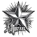 "TEXAS" Texas star tattoo design idea