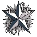 "TEXAS" Texas star tattoo design idea